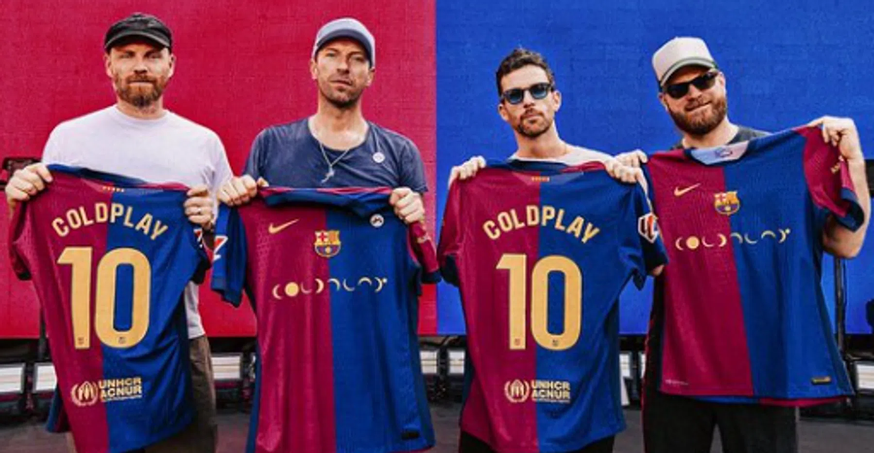 Waarom speelt Barcelona tijdens de Clásico met een Coldplay-logo op het shirt?