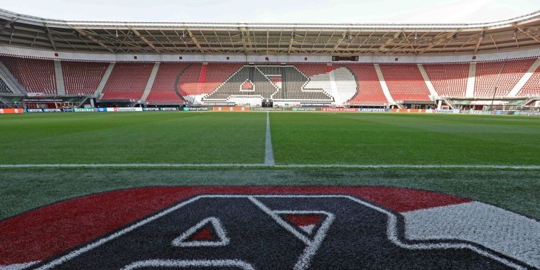 Dit is het AFAS Stadion, de thuisbasis van AZ Alkmaar