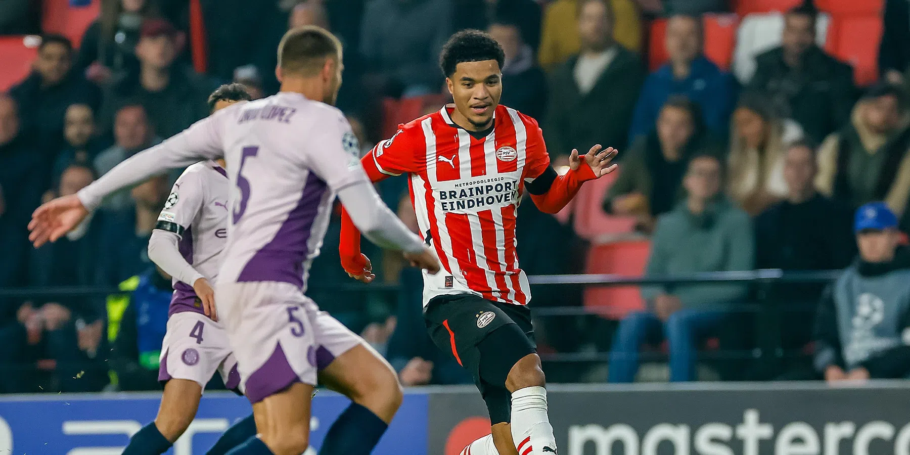 Dominant PSV heeft eerste zege in Champions League te pakken tegen