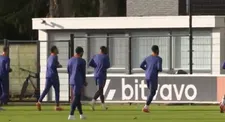 Vervelende beelden: Oranje-international lijkt last te hebben tijdens uitlooptraining