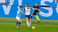 Maddison werkt voorzet binnen en zet Tottenham op voorsprong tegen Manchester City