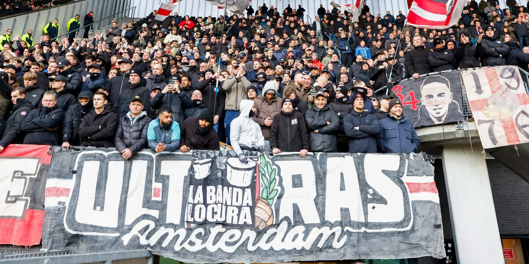 Zo reageert Supportersvereniging Ajax op verbod op uitsupporters