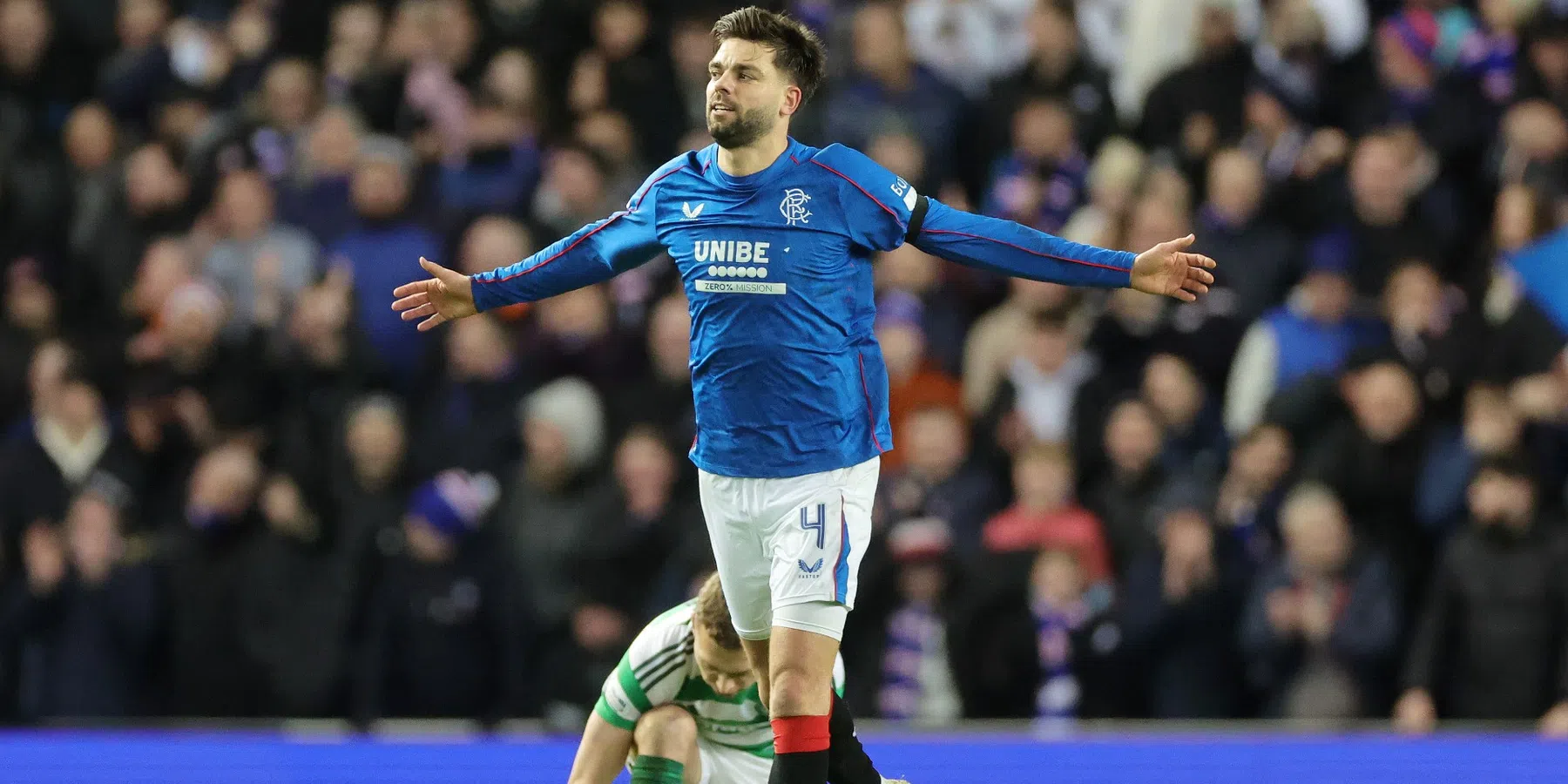 Pröpper dolblij na eerste treffer voor Rangers in The Old Firm