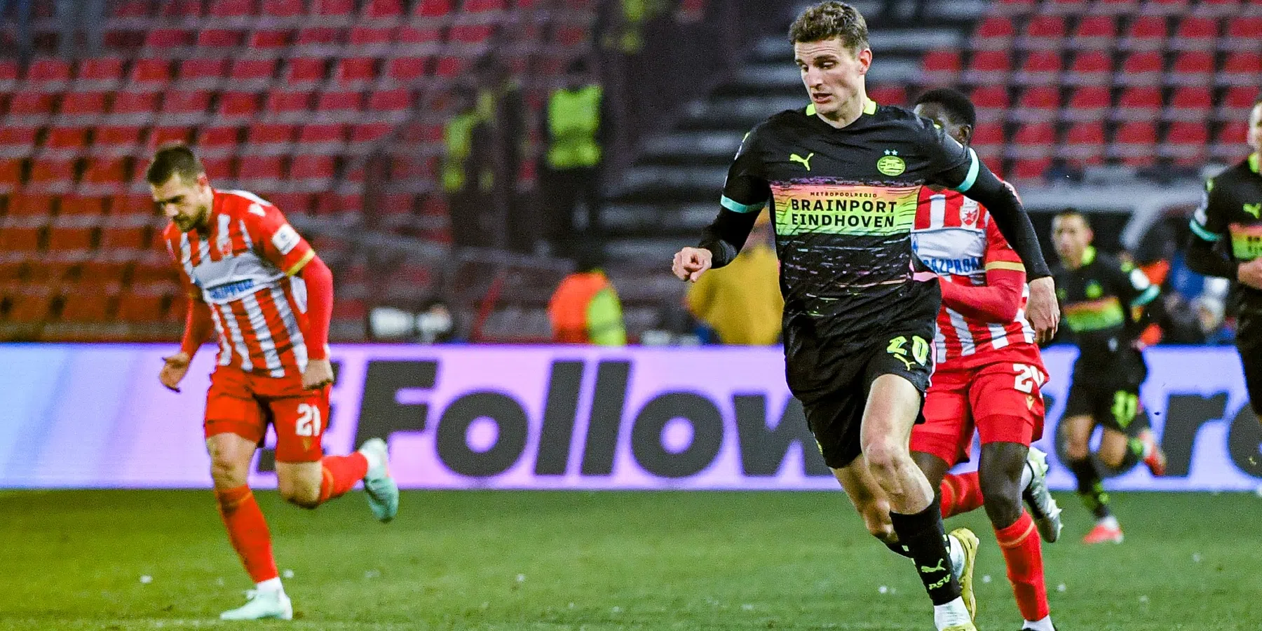 Dit is het wedstrijdverslag voor de Champions League-wedstrijd Rode Ster - PSV
