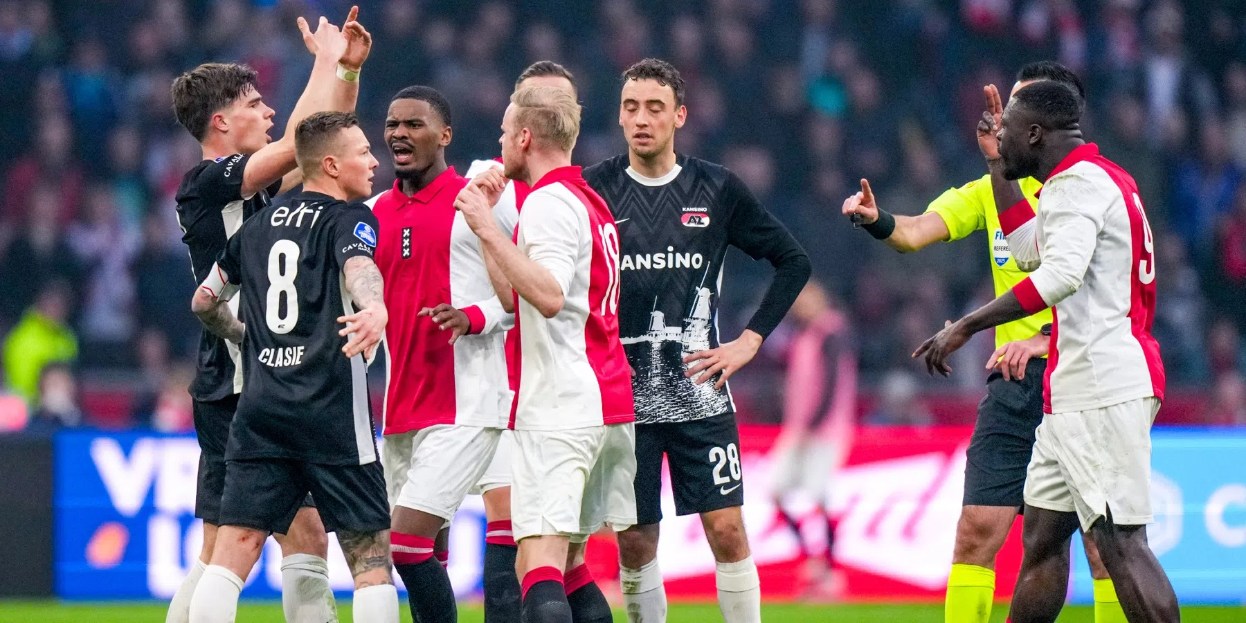 Goes wilde veld niet verlaten na rode kaart: 'Iedereen het hoofd scherp te houden'