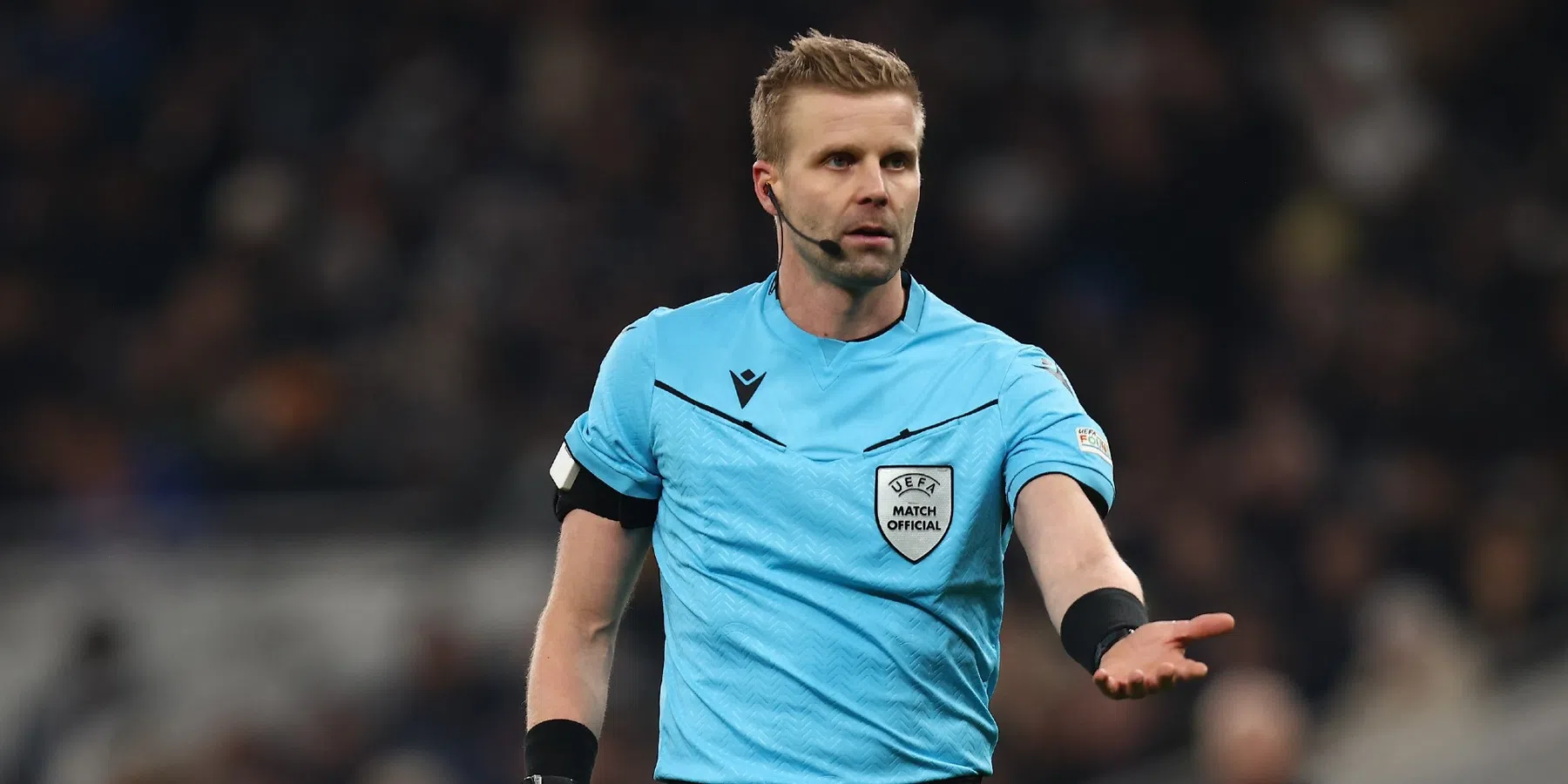 Zweed Glenn Nyberg fluit Nederland - Spanje in Nations League