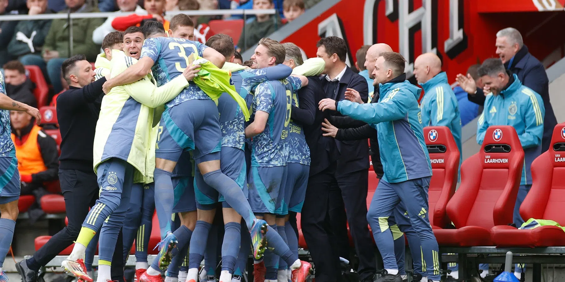 Ajax zet gigantische stap richting de landstitel