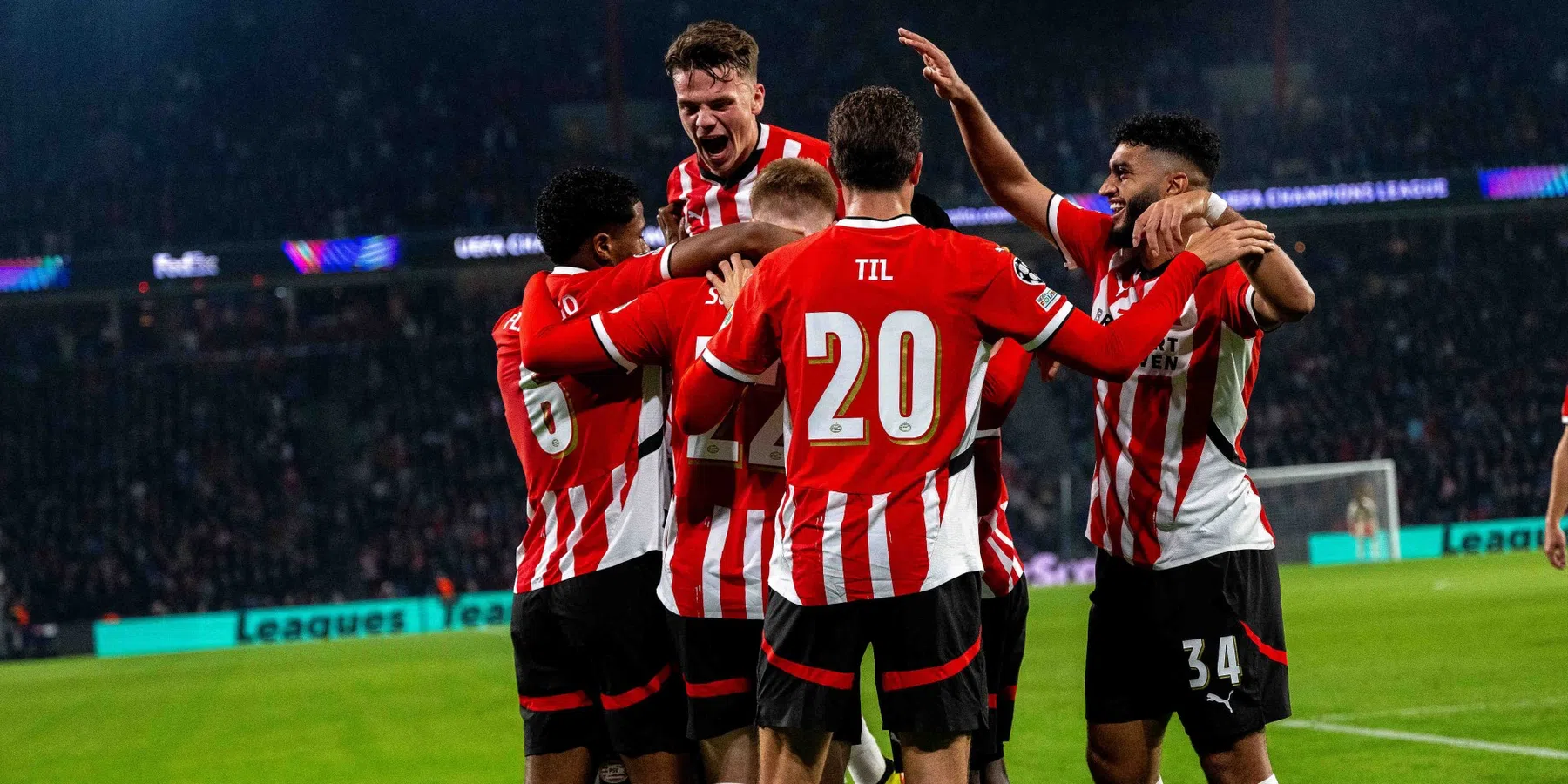 Zo veel verdienden PSV, Ajax en Feyenoord in Europa in het seizoen 2023/2024