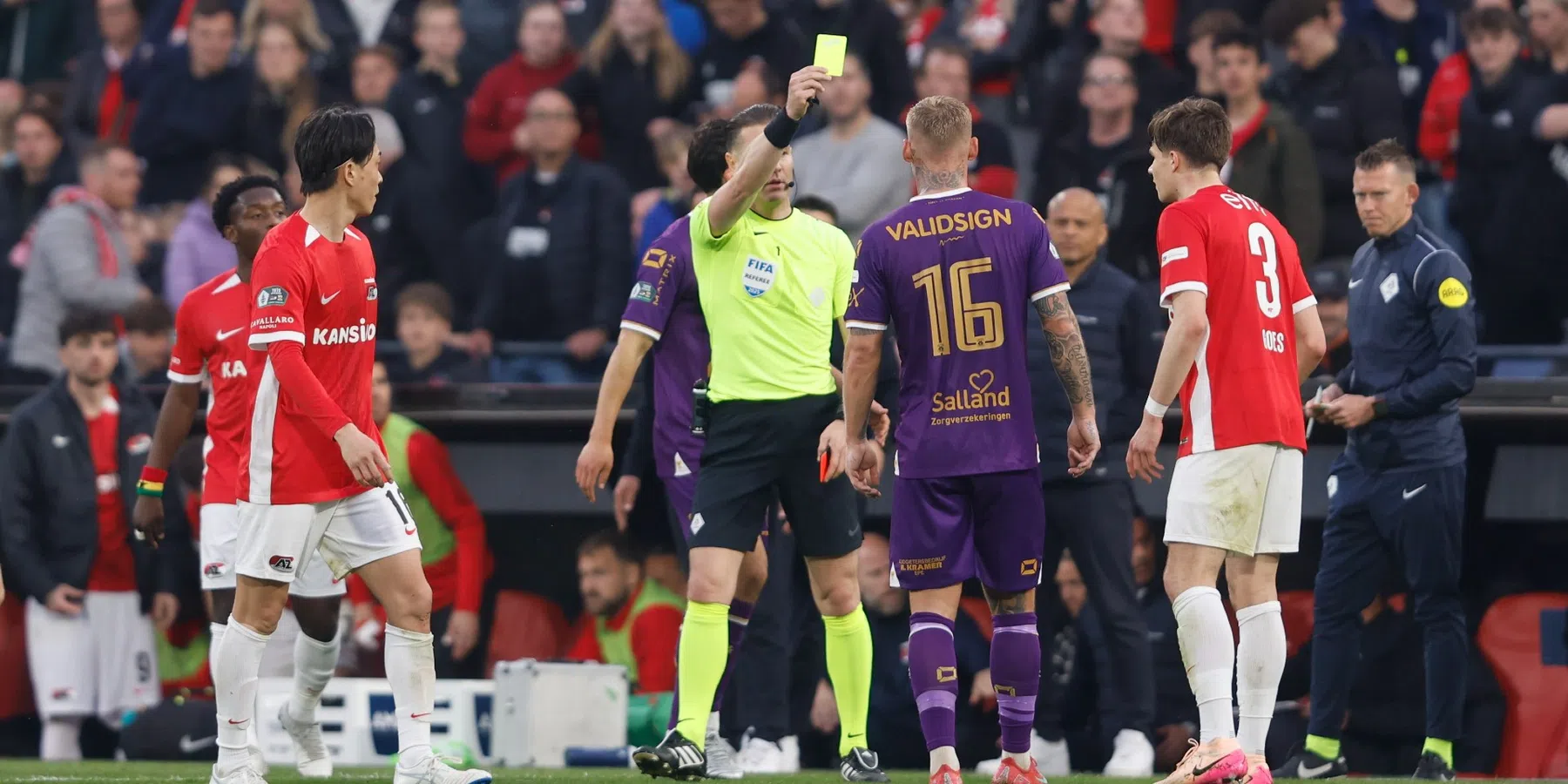 Waarom Wouter Goes na twee gele kaarten niet van het veld hoefde