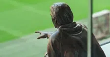 Swart emotioneel door Cruijff-standbeeld in ArenA: 'Hij zou het fantastisch vinden'