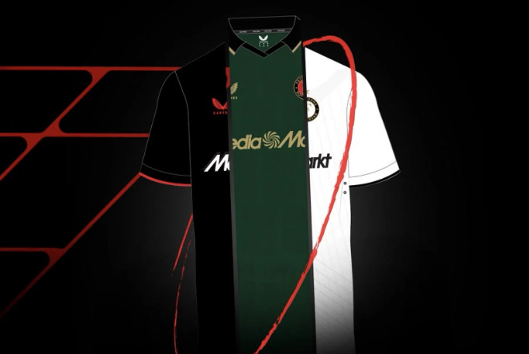 Feyenoord laat fans kiezen: stem op het vierde shirt | VN