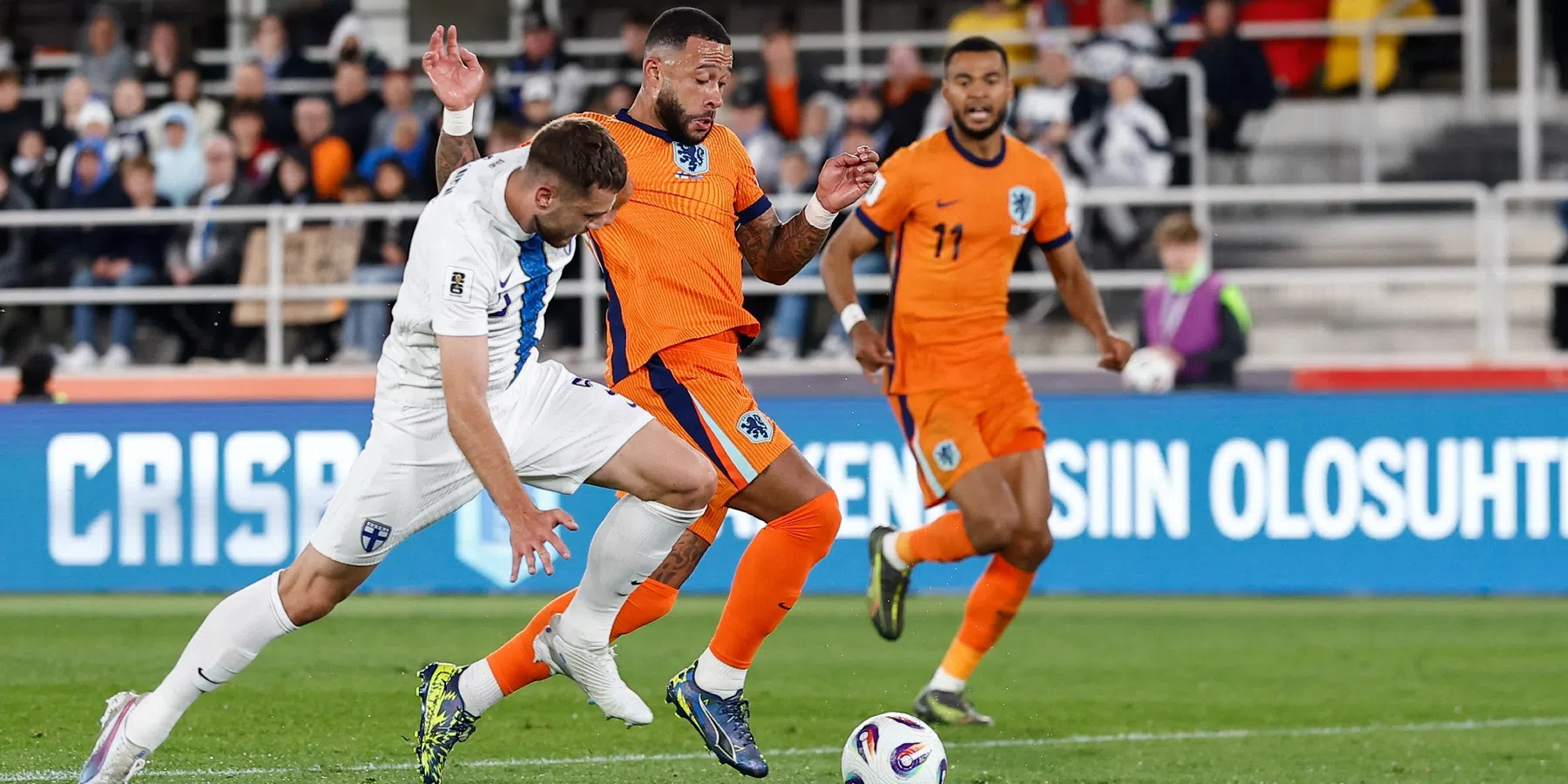 Oranje heeft aan sterke opening voldoende en wint zakelijk van Finland