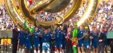 Zo vierde VS-president Trump de winst van het WK voor clubs mee met Chelsea