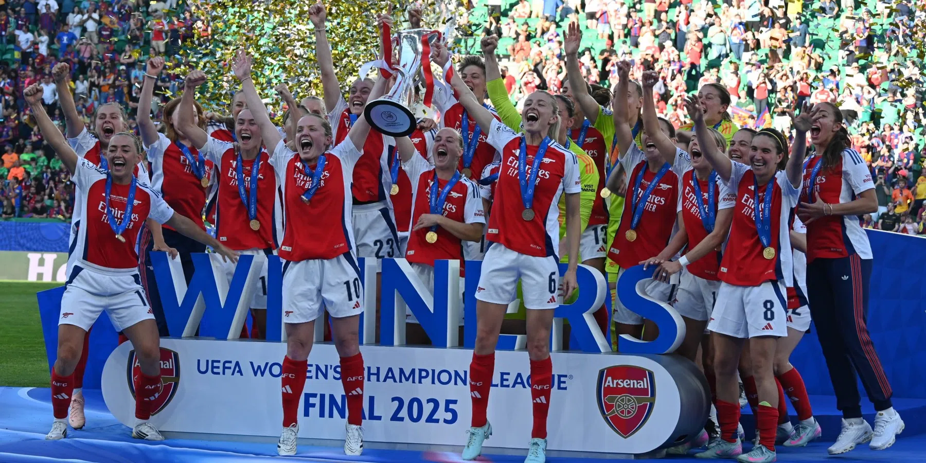 Dit is het volledige speelschema en stand in de Women's Champions League 2025/26
