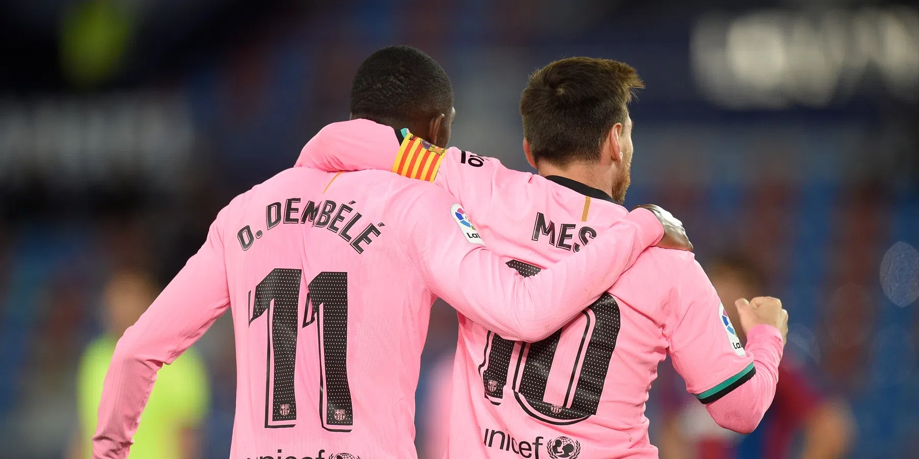 Messi reageert op Ballon d'Or-winst van Dembélé