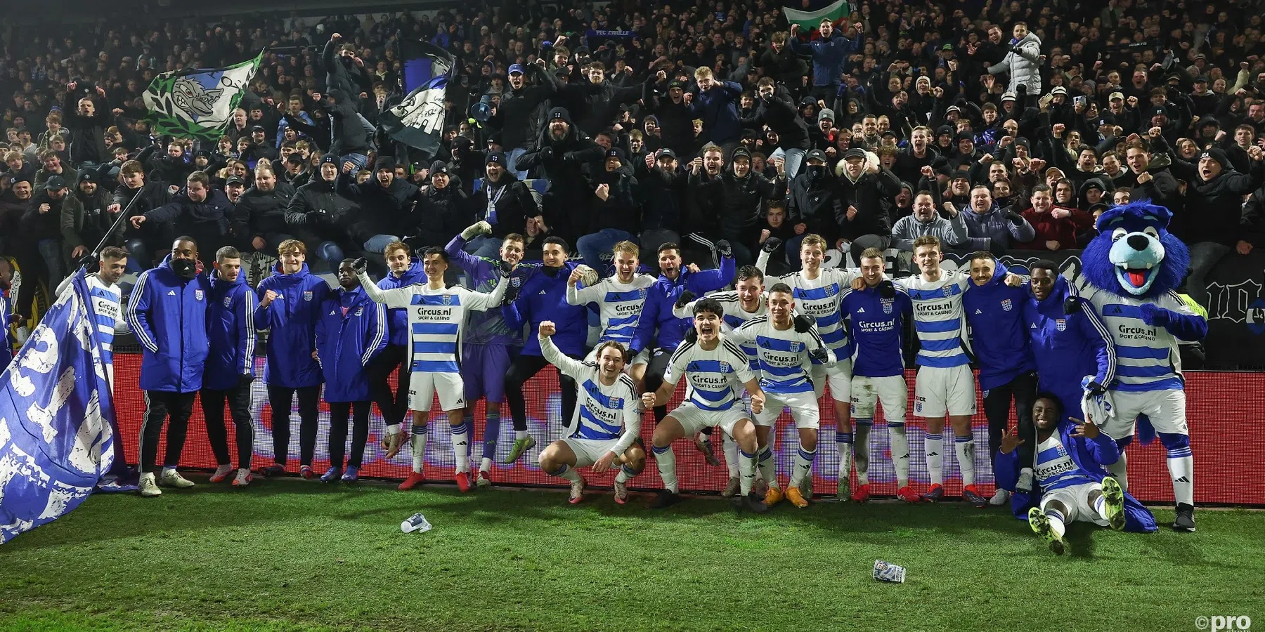 PEC Zwolle uit op stunt tegen PSV: dit is hoe vaak de Zwollenaren wisten te winnen