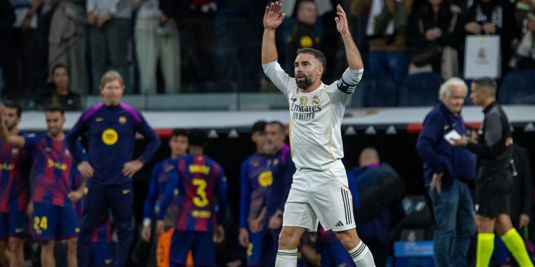 El Clásico eindigt met domper voor Real Madrid: verdediger maanden uit de roulatie