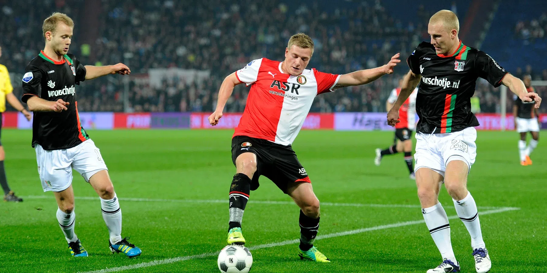 Stunten tegen Feyenoord: dit is wanneer NEC een resultaat pakte in Rotterdam