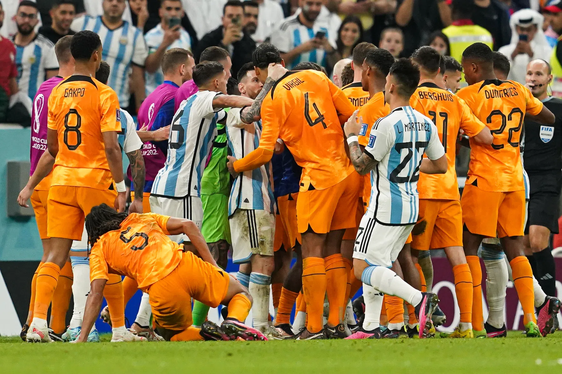 Tegen welke landen heeft het Nederlands elftal het vaakst gespeeld op een WK?