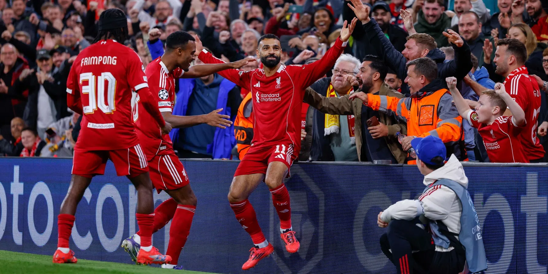Strijdbijl begraven: Slot laat Salah na 25 minuten invallen tegen Brighton