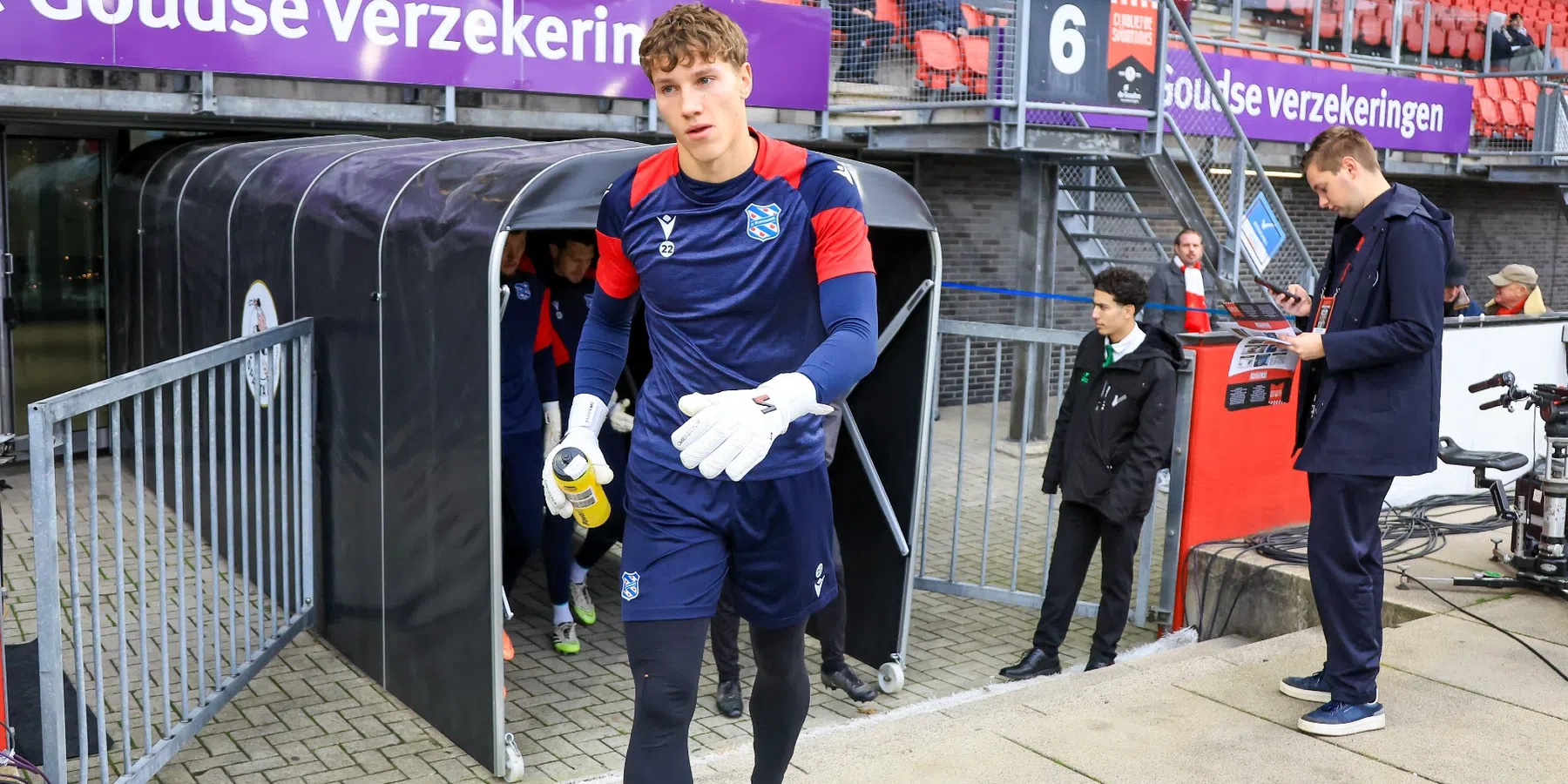 Heerenveen-doelman Klaverboer mist door opmerkelijke reden het duel met Feyenoord 