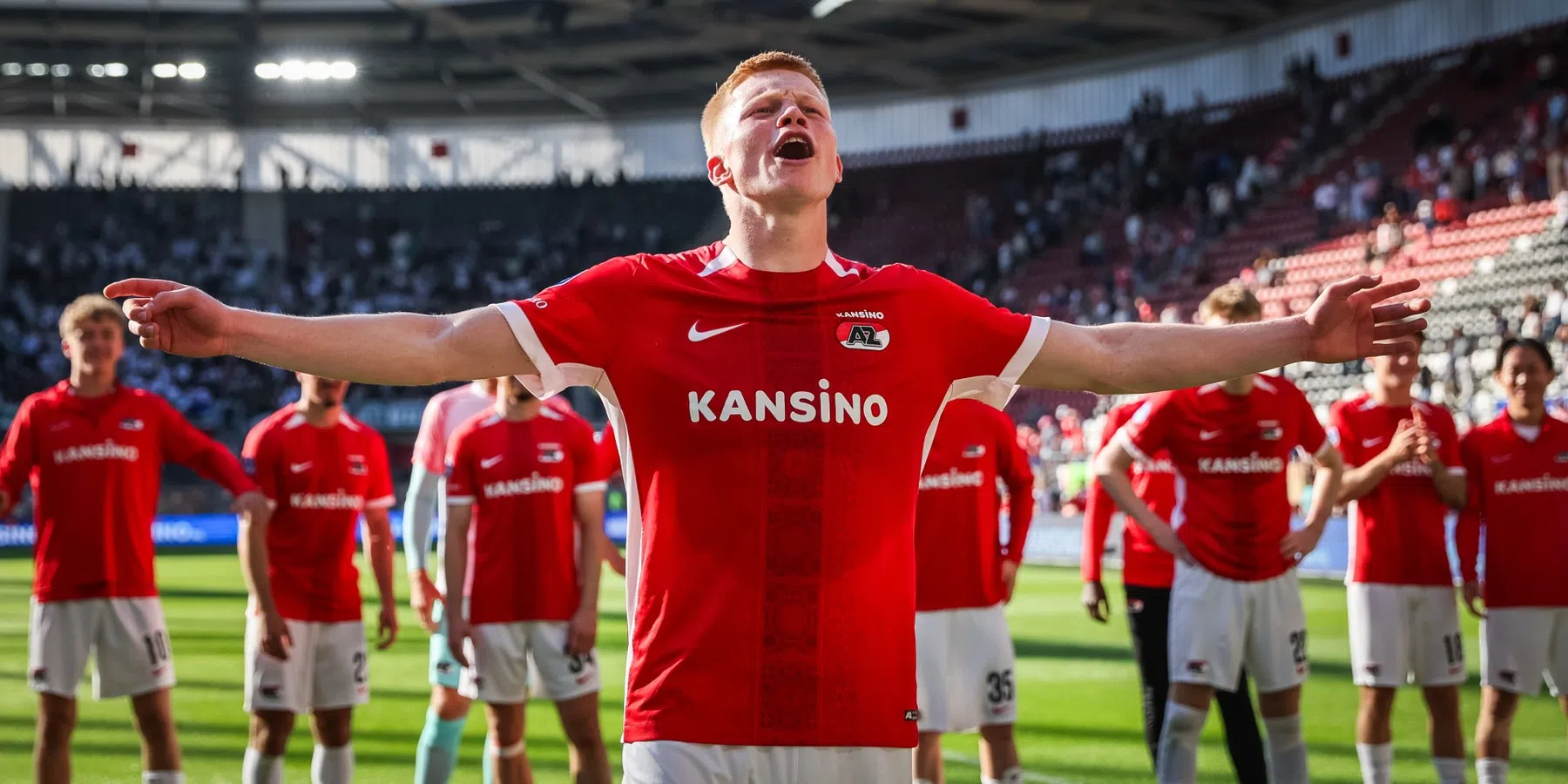 Vermoedelijke opstelling AZ: Echteld houdt vast aan vijfmansdefensie tegen Noah FC