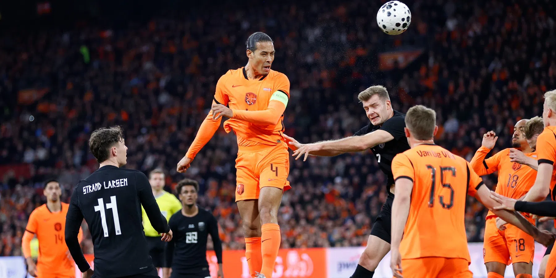 Oranje buigt achterstand om en boekt nipte oefenzege op Noorwegen