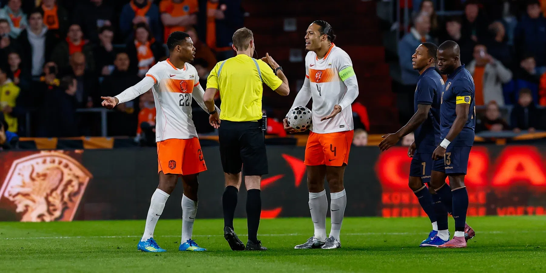 Oranje speelt gelijk tegen Ecuador