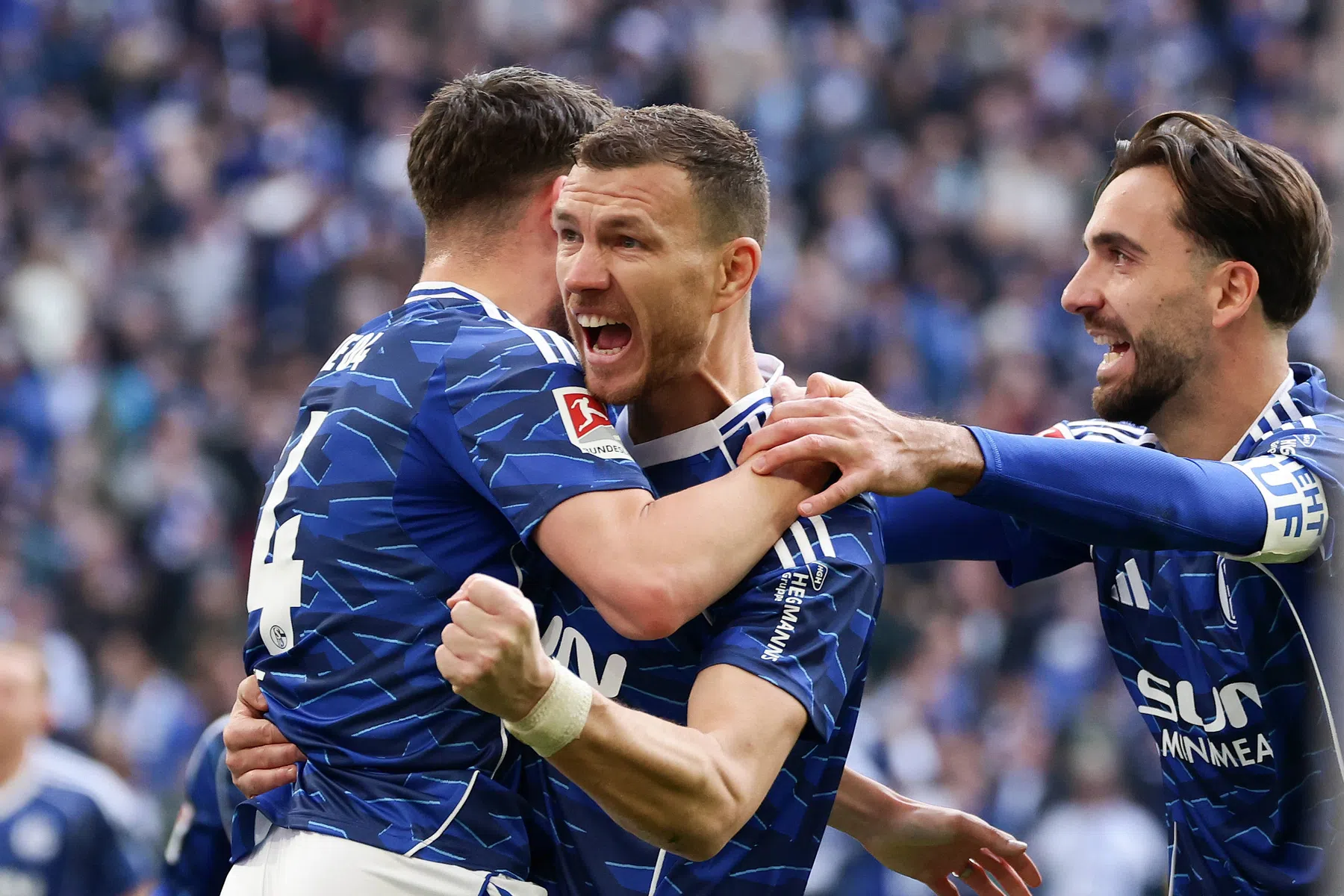 Džeko schiet Schalke naar Bundesliga-terugkeer | VoetbalNieuws