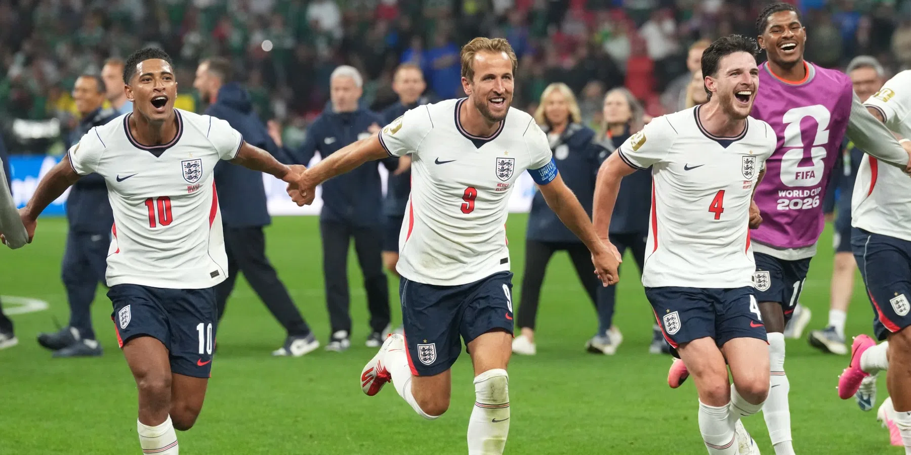 Engeland wint thriller van Mexico en bereikt kwartfinale WK 2026