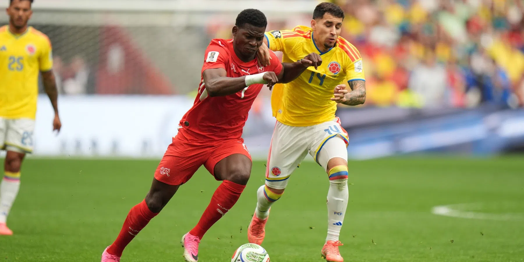 Zo verliep de achtste finale op het WK 2026 tussen Zwitserland en Colombia
