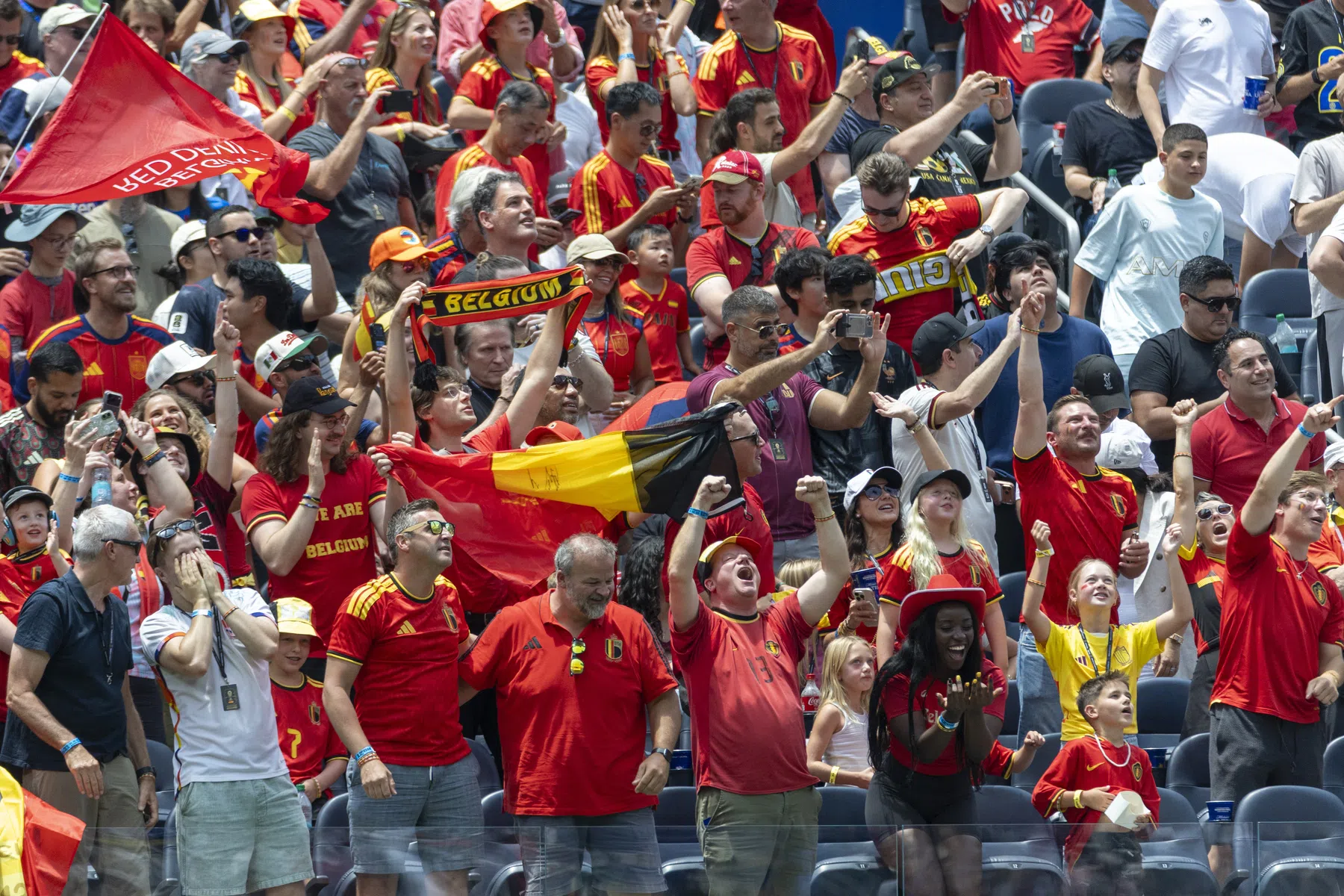 België uitgeschakeld op WK na late treffer van supersub Merino
