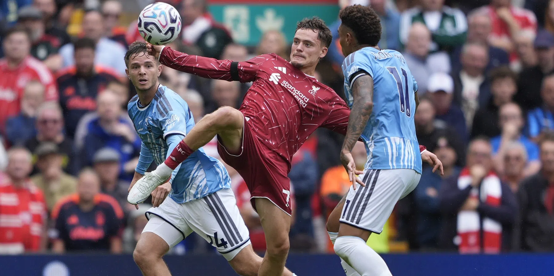 Liverpool stelt teleur en loopt ook tegen Nottingham Forest averij op