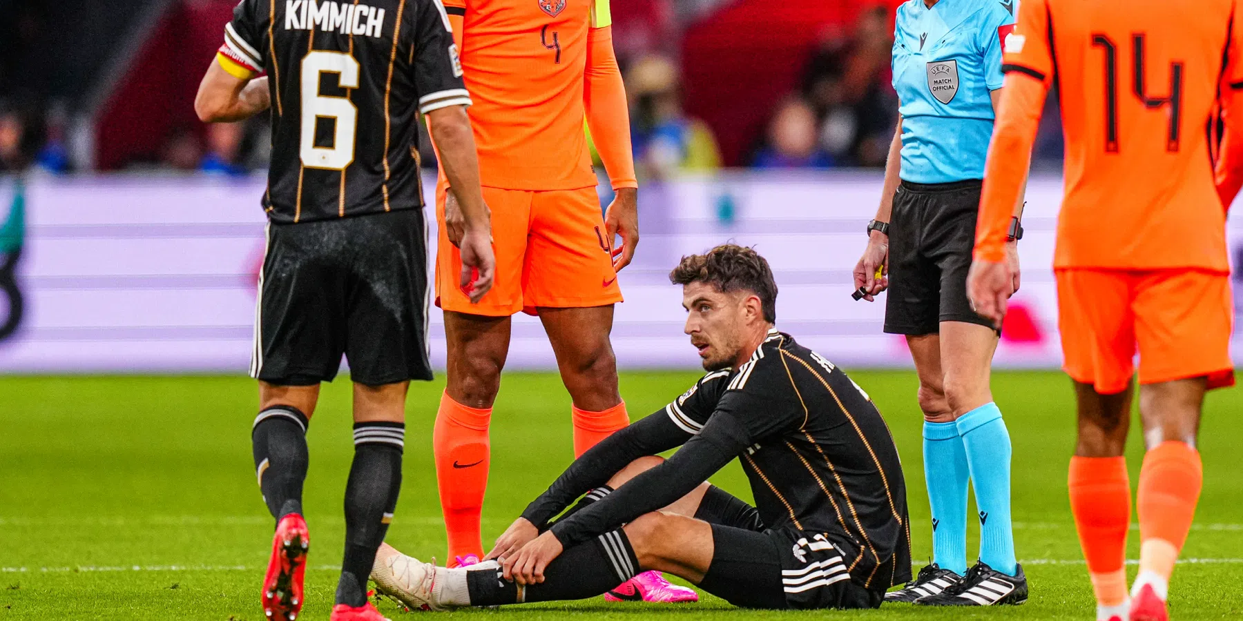 Musiala en Havertz haken af bij Duitsland na blessures tegen Oranje | VN