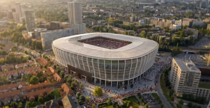 PSV deelt nieuwe beelden: zo gaat het vernieuwde Philips Stadion eruit zien | VN