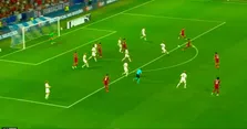 Schitterende knal: Cancelo schiet Portugal langszij tegen Noorwegen