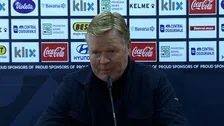 Thumbnail for article: Koeman legt vinger op remise tegen Bosnië: 'Dat was niet voldoende'