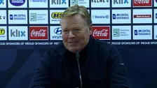 Koeman grapt op de persconferentie over Lang: 'Misschien met Peter Bosz over praten'