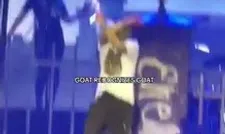 Goat meets goat: Eminem doet Ronaldo-celebration op podium bij Formule 1