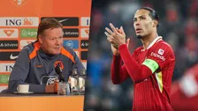 Dit vernam Koeman over de toekomst van Van Dijk die uit Liverpool-contract loopt