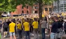 Utrecht kleurt geel-zwart: Vitesse-fans als één man achter de club bij kort geding